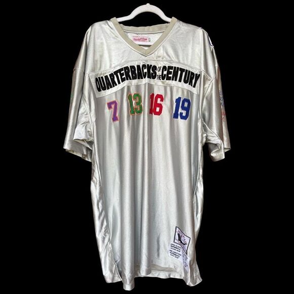 Mitchell & Ness NFL Throwback Football Jersey Quarterbacks Of The Century 3XL 56 - Picture 1 of 11
